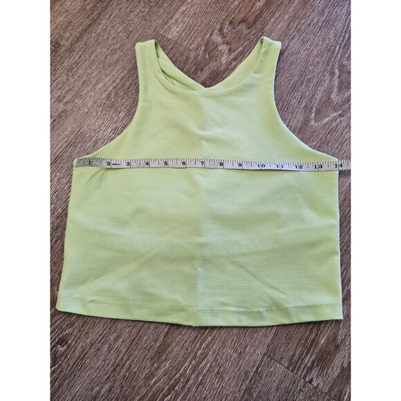 Beyond Yoga Women's Lime Green Cropped Top Size Medium - Picture 5 of 6